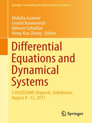 cover image of Differential Equations and Dynamical Systems